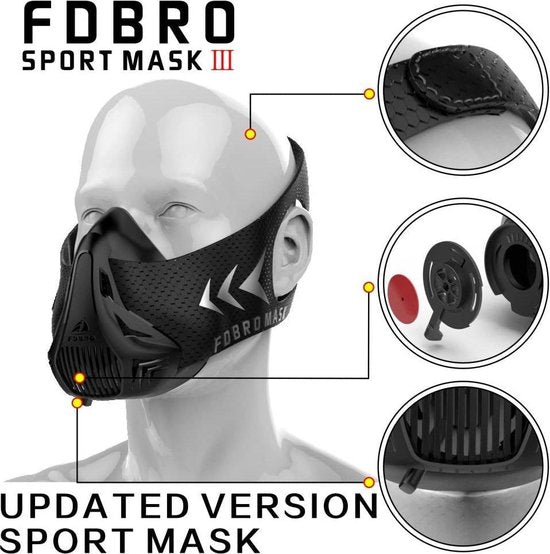 FDBRO Training Masker - Voor Ultieme Conditie